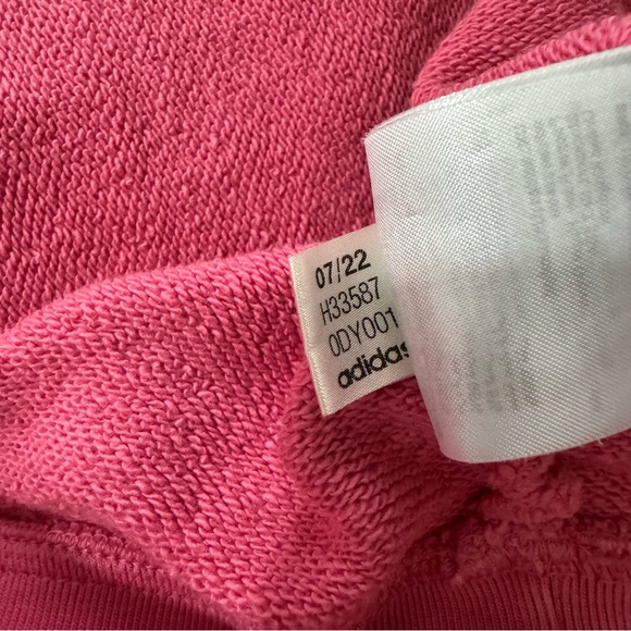 adidas Originals Women's Adicolor Trefoil Hoodie in Pink Size Medium - Picture 10 of 12